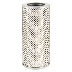 Paper hydraulic cartridge filter element with a nominal filtration rating of 10 micron. Designed for use in industrial hydraulic systems to remove particulate contaminants from oil, protecting pumps, valves, and actuators. Suitable for applications such as mobile equipment, machine tools, and presses.