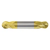 APPROVED VENDOR Ball End Mill: Carbide, TiN Coated, 4 Flute, 5/8" Mill Dia, 3/4" LOC, 3" OAL (MPN 220-001131)