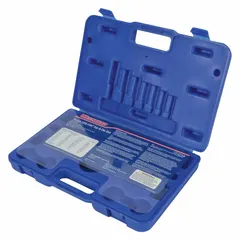 Blow-molded case designed to store and transport compatible power tools. Provides protection against dust, impact, and moisture in workshops or job sites.