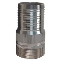 Barbed Hose Fitting: For 8 in Hose I.D., 316 Stainless Steel x 316 Stainless Steel, Hose Barb x NPT (MPN RST80)
