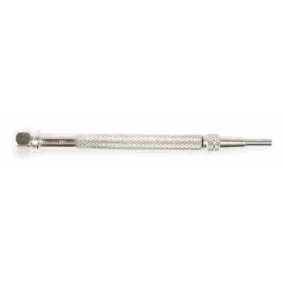 WESTWARD Pocket Scriber: Straight, Round, Steel, Knurled, Nonmagnetic, Removable Tip - Single-End Scribers