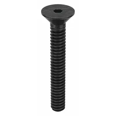 KERR LAKESIDE Socket Flat Head Screw: #4-40 Thread Size, 3/4 in Lg, Flat, Black Oxide - Flat Head Socket Cap Screws