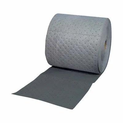 BRADY SPC ABSORBENTS Sorbent Roll, 15 in x 150 ft, Gray Polypropylene, Box - Sorbent Rolls