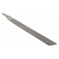 Machinists File: Double-Cut/Single-Cut, Single Edge Cut, Smooth Cut, 8 in Lg without Tang, 3/4 in Wd (MPN 04960N)