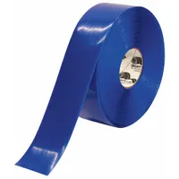 Floor Marking Tape: Extra-Durable, Solid, Blue, 3 in x 100 ft, 50 mil Tape Thick, Mighty Line® (MPN 3RB)