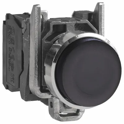 SCHNEIDER Extended Push Button Operator: Non-Illuminated, Extended Profile, Metallic - Extended-Length Push Buttons