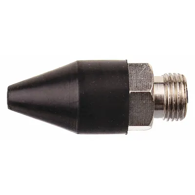 GUARDAIR Air Gun Nozzle: Rubber, 1 13/32 in Extension Lg, 1/8 in Male NPS Thread Size - Guardair Air Gun Nozzles