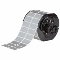 Pre-Cut Label Stock Roll: 3/4 in x 1 1/2 in, Acrylic, Permanent Adhesive, 3,300 Labels, Permanent (MPN B33-6-413)