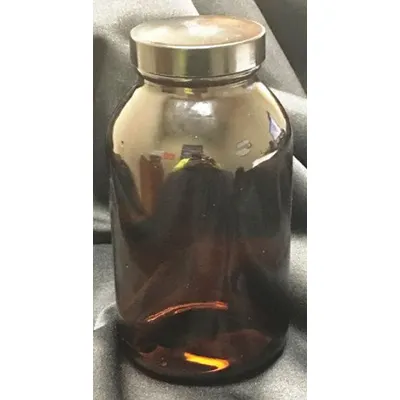 OEM Sampling Bottle: 250 mL - Amber Narrow Mouth Round Glass Lab Bottles