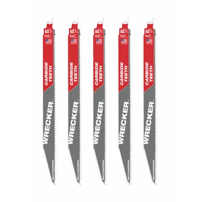 MILWAUKEE Reciprocating Saw Blade: 6 Teeth per Inch, 12 in Blade Lg, 0.05 in Blade Thick - General Purpose Blades