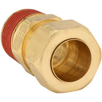 PARKER Self-Aligning Brass Compression Fitting - Self-Aligning Brass Compression Fittings