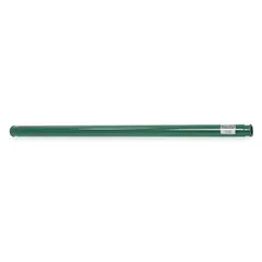 Steel spindle with powder-coated green finish, measuring 100 in x 3 1/2 in x 3 1/2 in. Accommodates spools up to 90 in diameter. Used as a replacement or accessory component for heavy-duty adjustable-height reel and spool stands in material handling applications.
