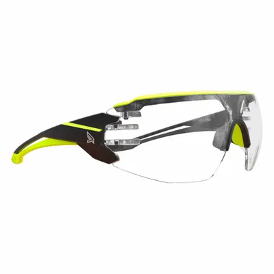 EDGE EYEWEAR Safety Glasses: Clear Lens, Half-Frame, Vapor Shield, Metal Detectable - Padded Comfort-Fit Safety Glasses