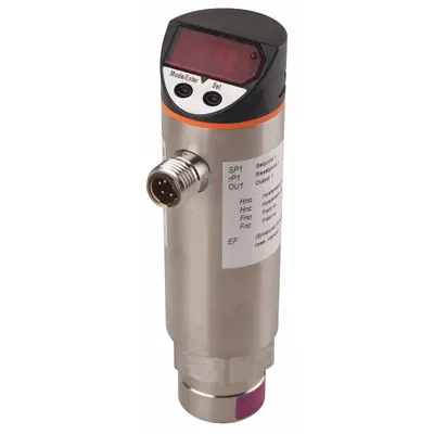 IFM Digital Pressure Sensor: SPST, 0 psi – 14.5 psi, Triac - Digital Pressure Switches