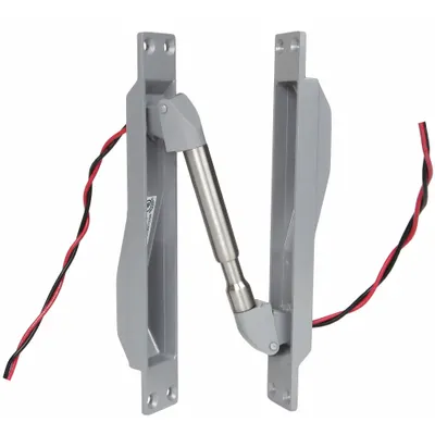 ABH Power Transfer: 24V DC, 1 A Current, Metal, 1 3/4 in Overall Lg - Electric Power Transfer Units for Door Alarms