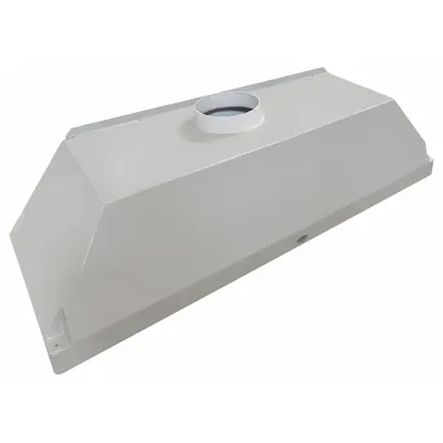 HEMCO Ducted Hood: Fiberglass, Vapor Proof, 30 in Overall Dp, 6 ft Overall Wd - Canopy Hoods