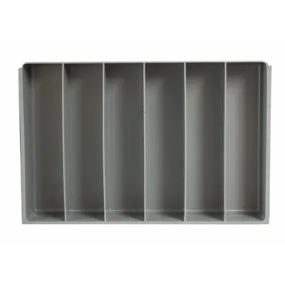 DURHAM MFG Compartment Drawer Insert: 18 in x 12 in x 3 in, 2 13/16 in x 11 21/32 in - Inserts for Large Compartmented Boxes
