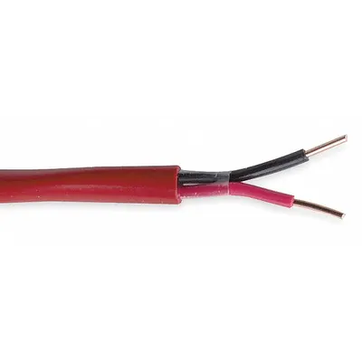 CAROL Fire Alarm Cable: 1,000 ft Cable Lg, Riser, Riser, S-R PVC, Semi-Rigid PVC - Unpaired Shielded Cables