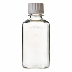 PETG Lab Media Bottle, 16.91 fl oz, Colorless, Graduated, Screw-On Closure