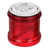 EATON Tower Light Module: Flashing, 24V AC/24V DC, Red, 73 mm Overall Dia, 3 in Overall Ht, SL4 (MPN SL7-BL24-R)