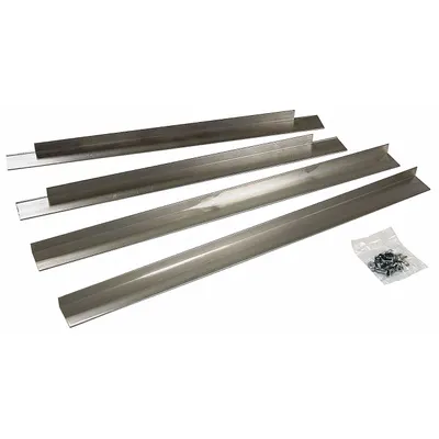 Dayton Louver Flange Kit: Aluminum, Fits 45C679/5NKJ4, 36 in H Wall Opening - Flange Kits