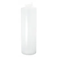 QORPAK Sampling Bottle: HDPE, 32 fl oz, 960 mL, Natural, 28-400 Screw Closure Size, Closure Included (MPN PLC-03448)
