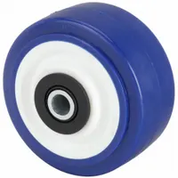 APPROVED VENDOR Caster Wheel: 4 in Wheel Dia., 2 in Wheel Wd, Polyurethane, 600 lb Load Rating, Std