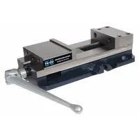 TE-CO Machine Vise: 8 in Jaw Face Wd, 11 in Max Jaw Opening, 2 13/64 in Throat Dp, Smooth Face (MPN PWS-8110)