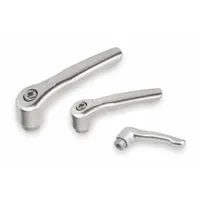 KIPP Adjustable Handle: SS, 3/8"-16 Thread, 17 mm Thread Lg, 95 mm Lg (MPN K0124.4A4)