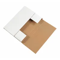 Easy-Fold Mailer,14- 1/4x11-1/4x2,W,PK50: Kraft, 14 1/4 in Inside Lg, 2 in Inside Ht, 50 PK (MPN M14112BF)