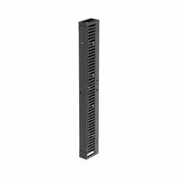 PANDUIT Vertical Single-Sided Manager: Vertical, 45 U, Single Side Sides, 83 7/8 in Overall Ht (MPN PR2VFD06)