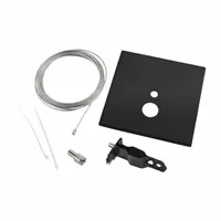 KEYSTONE TECHNOLOGIES Light Fixture Mounting Kit: For Use With Linear Arch Fixtures, 5 in Overall Lg (MPN KT-LALED-5SC-2-NF-KIT-B)