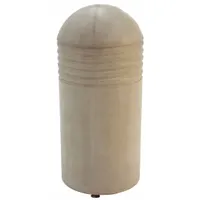Decorative Bollard: Round Shape, Beige, 42 in Overall Ht, 18 in Overall Lg, 18 in Overall Wd (MPN TF6009W22)