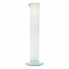 Polypropylene Graduated Cylinder, 1 L, TC, Hexagon, Colorless
