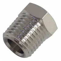 LEGRIS Metal Pipe Straight: Straight, 1/8 in x 1/4 in, Female BSPP Threaded x Male BSPT Threaded (MPN 0904 10 13)