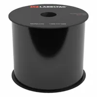 LabelTac Pro Model High Temp Supply: 4 in x 100 ft, Vinyl, Black (Gloss), Indoor/Outdoor (MPN LT403HT)