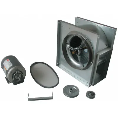 Dayton Blower: 12 3/4 in Wheel Dia, Belt Drive, Includes Drive Pack, 2,240 cfm - Belt-Drive Blowers with Drive