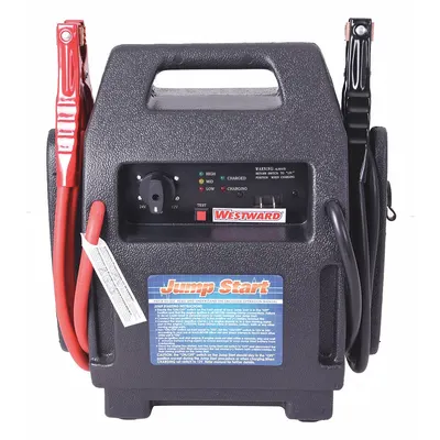 WESTWARD Battery Jump Starter: Charging, For 12 V DC_24 V DC Battery Volt, 1.1 A @ 12V - Handheld Power & Jump Starters
