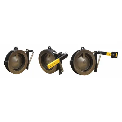 CHAMPION External Spring Check Valve: Swing, Inline Valve Body, 3 in Pipe Size, Wafer - Ductile Iron Wafer External Spring-Loaded Swing Check Valves