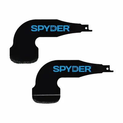 SPYDER Grout Removal Tool Reciprocating Saw Attachment Set 2-Piece 1/16 - Reciprocating Saw Grout Removal Tools