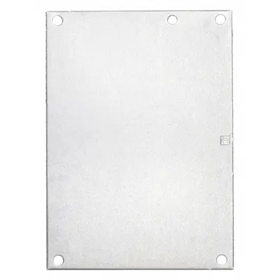 HOFFMAN Interior Panel: Back Panel Panel, 12.75 in Overall Ht, 10.88 in Overall Wd - Interior Mounting Panels