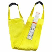 STREN-FLEX Web Sling: Type 9, Polyester, 1 Plies, 5 ft Sling Lg, 12 in Eye Lg, 1 Legs (MPN LB1-912P)