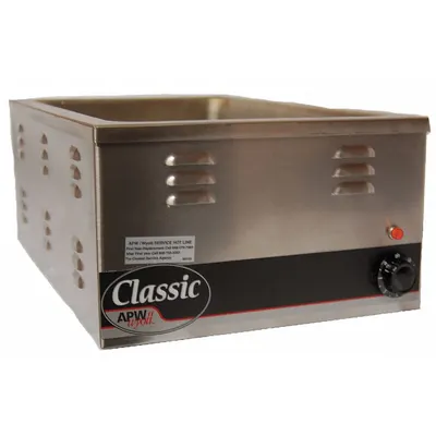 APW WYOTT Countertop Warmer: 22 qt Capacity, 1,200 W Watt, 9 3/4 in Overall Ht, 14 1/8 in Overall Wd - Food Warmers