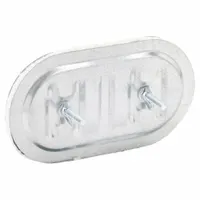 Duct Access Door: 4 in x 8 in, 16 ga, Steel, Thumbscrews, 2,300°F Max Temp Rating, 2 Mounting Stud (MPN GRD84F2GA)
