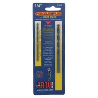 ARTU Porcelain Tile Starter: 1/4 in Drill Bit Size, 4 1/8 in Overall Lg, 1/4 in Shank Dia (MPN 01435)