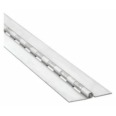 OEM Full Surface-Mount Piano Hinge, Stainless Steel, 96 in Leaf Ht, 1 1/2 in Leaf Wd - Full Surface-Mount Piano Hinges
