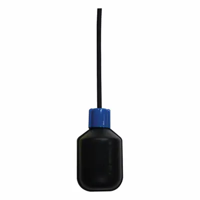 SJE-RHOMBUS Float Switch: Narrow-Angle, Normally Open (Pump Down), 125V AC, 1 A, 2-Wire - General-Purpose Tether Float Switches