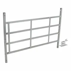 This fixed-installation window security bar from PRIME-LINE is constructed of carbon steel with a bronze finish. It features 4 horizontal bars and a height of 21-1/4 inches, with an adjustable width range of 32-1/2 to 54 inches for inside or outside mounting. Suitable for reinforcing windows in residential or commercial settings against forced entry.