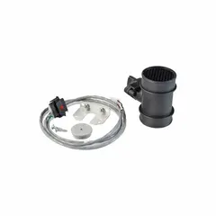 This airflow sensor monitors ventilation in fume hoods to help maintain safe laboratory conditions. It operates at 120V AC, is constructed from powder-coated steel, and includes connecting cable and mounting hardware. Compatible with manufacturer model number 3028***02.