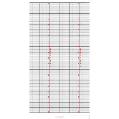 Honeywell Roll Paper Strip Chart: Roll Paper Strip Chart, 12 in Strip Chart Wd, Blue - Strip Chart Paper Compatible with Honeywell